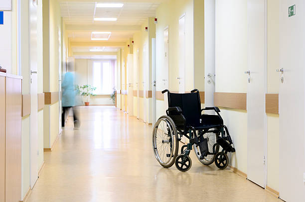 A Wheelchair In The Nursing Home
